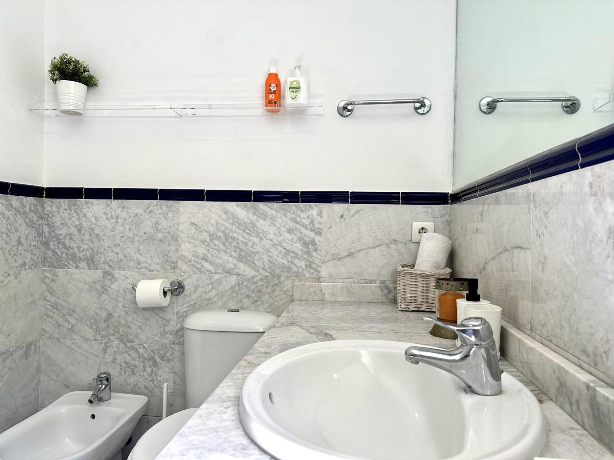 Blue House In Guadalmina Baja, With A Large Terrace Overlooking The Golf Marbella