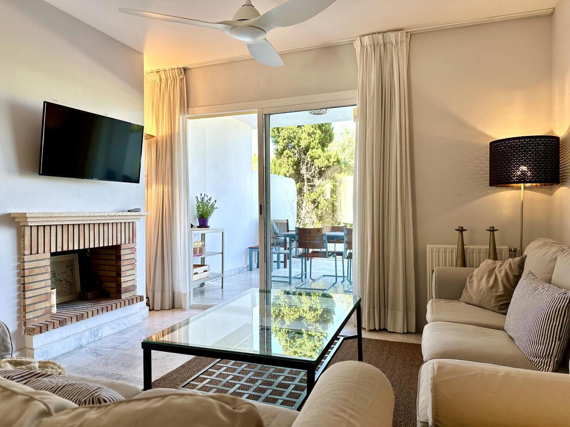 Apartment Blue House In Guadalmina Baja, With A Large Terrace Overlooking The Golf Marbella