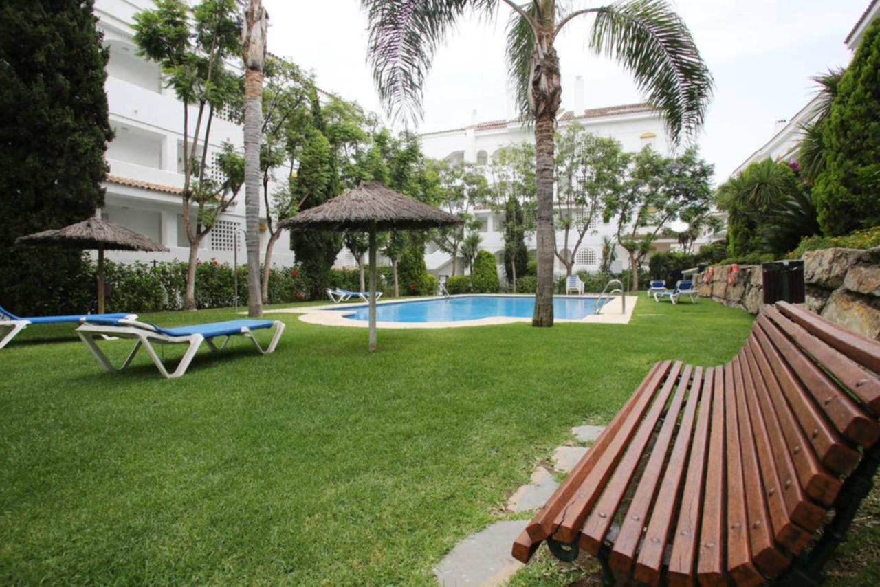 Blue House In Guadalmina Baja, With A Large Terrace Overlooking The Golf *